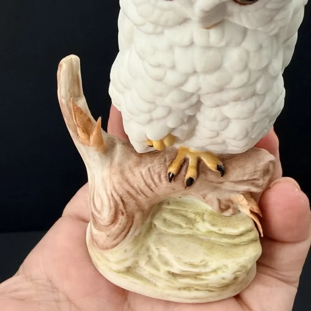 Vintage 1950's Cybis Porcelain Bisque Baby Snowy Owl Figurine 4.25